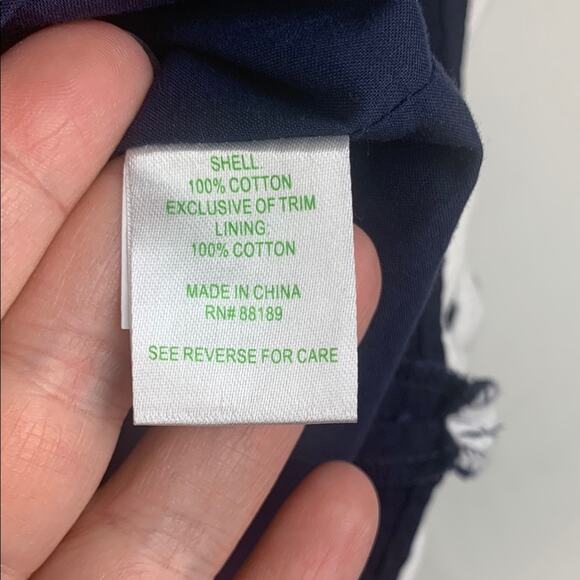 Lilly Pulitzer size 4 small one shoulder blue gold Dress stripe sirens guest - Picture 10 of 15